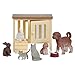 Produktbild Lundby Haustiere für Puppenhaus - 9-teilig - Puppenhauszubehör - Hund - Katze - Kaninchen - Figure - Tier - Kätzchen - Welpen - Zubehör - ab 4 Jahre - Minipuppen 1:18