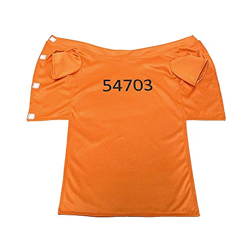 Disfraz Prisionero Naranja para Perro Grande miniatura 6