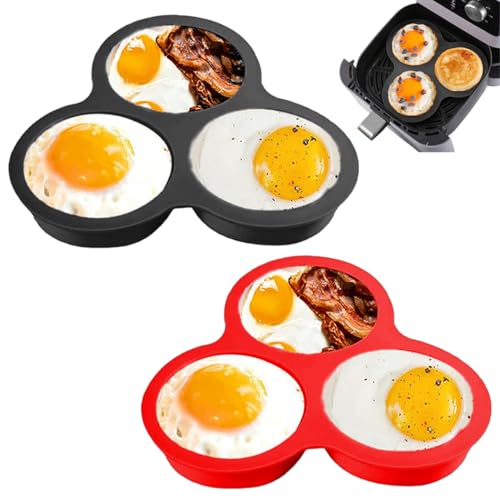 2 Pièces Moule Silicone Oeuf Air Fryer - Moule Muffin Gateau Air Fryer - Accessoires AirFryers...