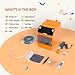 3D Printer for Kids, Safe for Children, Toy 3D Printer, STEM Learning Mate, Wi-Fi & App Control, Weekly Update Toy Library, Touch Screen, Mini Size, Easy Setting/One Click to Print