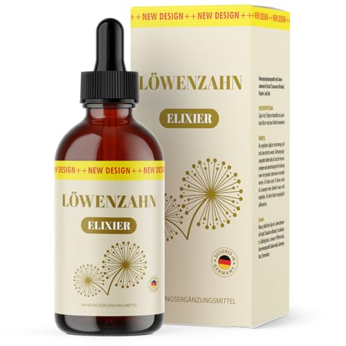 Löwenzahn Elixier Tropfen| Mit wertvollen Inhaltsstoffe | Premium Qualität | Inhalt 100ml