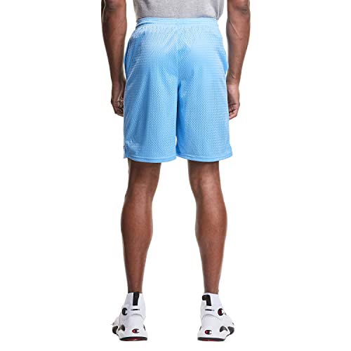 Champion Mens 9" Shorts, Mesh Shorts, 9", Mesh Basketball Shorts, Mesh Gym Short, Swiss Blue-407Q88, Small Us #TOP1