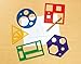 Learning Resources Primary Shapes Template Set - 5 Pieces, Ages 4+ Homeschool and Classroom Supplies, Geometric Shapes, Tracing Helper for Kids