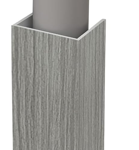 Image of 5 6 6.7 7,5 8 9 10 in Wide Pipe Coverings Enclosure, Decorative Pipework Concealer Hider, Wall Ducting Enclosure Hider for Venting Pipes/Cooker Vent Plumbing(B,L 16IN-W 10IN)