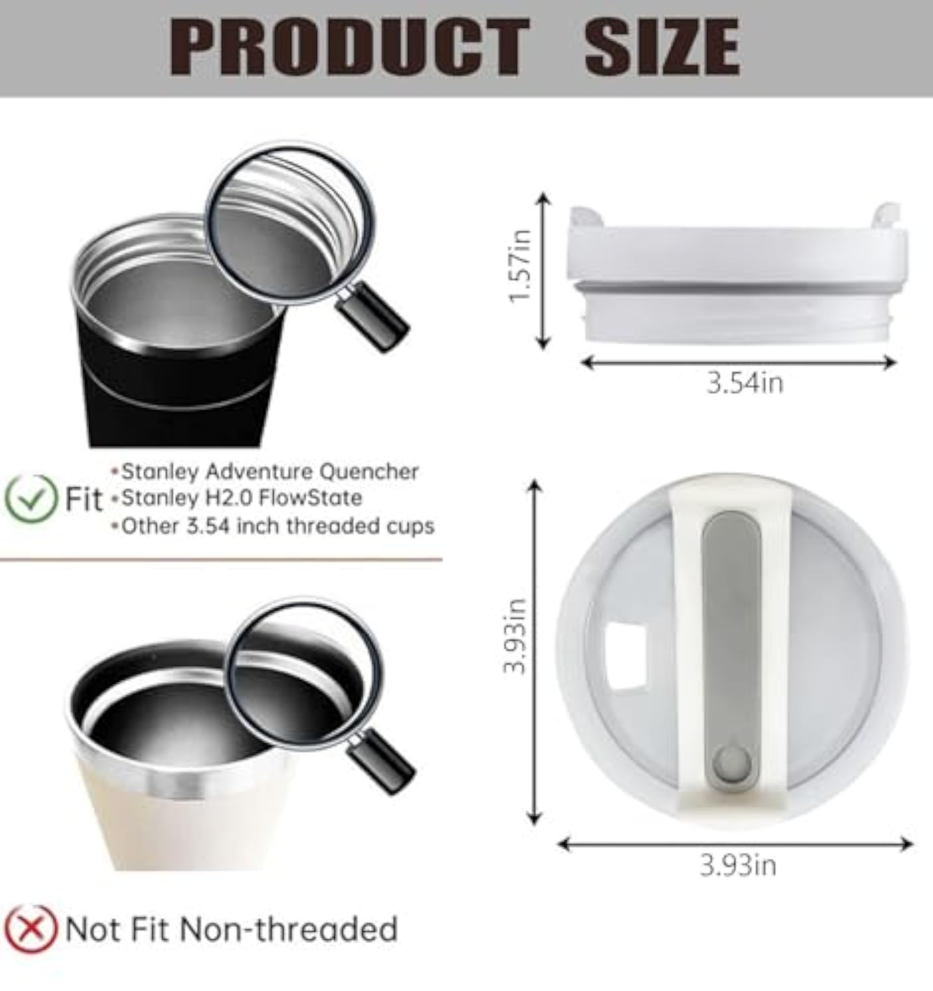 40oz Stanley Cup Accessories Set, Practical Gift