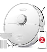 roborock s8 Robot Vacuum Cleaner with Dual Brush& Side Brush 6000Pa Robotic Vacuum 3D Structured ...