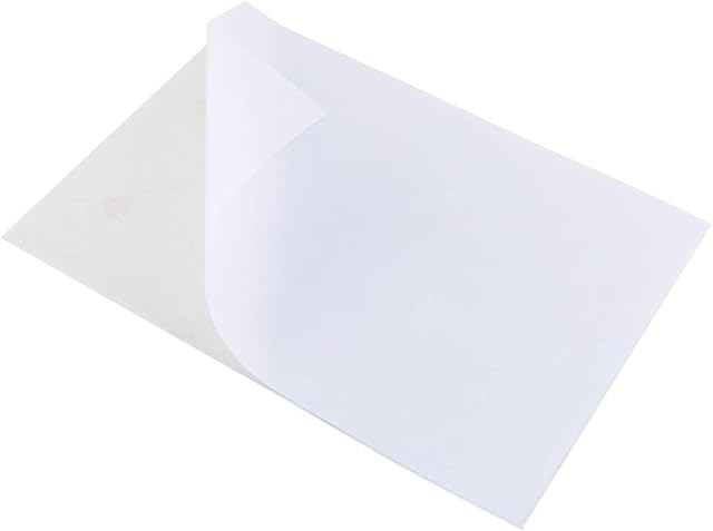 L LIKED A4 Printable Sticker Paper, 1 per Sheet | 25 Sheets Sticky White Labels Stickers for Laser/Inkjet Printing, All-Purpose, Self Adhesive Address Labels