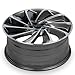 For 2019-2024 Lincoln Nautilus 21 Inch Machined Face with Painted Inlay Charcoal Rim - OE Direct Replacement - Road Ready Car Wheel