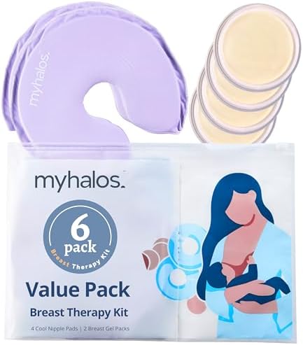 Amazon.com: Breast Therapy Ice Packs Large Hot Cold Breast Pads, Nipple