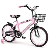 16 Zoll Kinderfahrrad, Verstellbarer Sitz & Lenker, Kohlenstoffstahlrahmen...