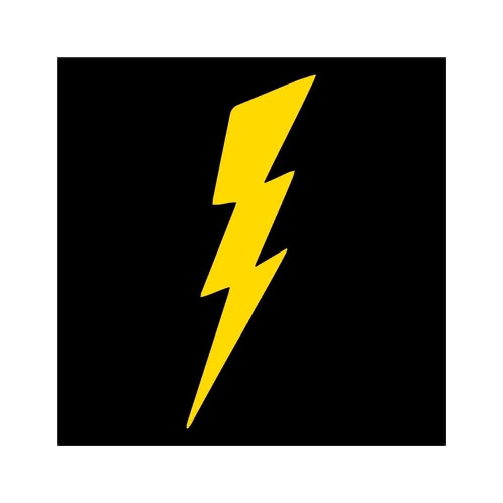 Lightning Vinyl Car Sticker Waterproof Car Decal Stickers On Car Truck Bumper Rear Window(Yellow)