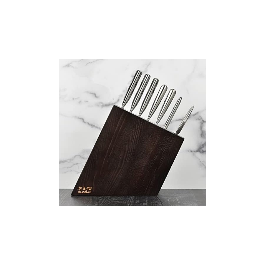 Global-8-Piece-Knife-Set-with-Walnut-Block Global 8 Piece Knife Set with Walnut Block