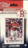 Boston Red Sox 2022 Topps Factory Sealed Limited Edition Team Set with 17 EXCLUSIVE Red Sox Cards including Rafael Devers and a Jarren Duran Rookie Card Plus