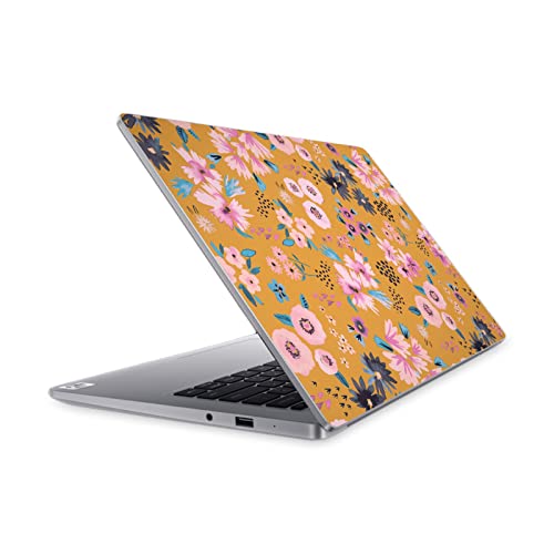 Skin Mi Notebook 14 Vinyle Antocollant Ninola Fleurs de Moutarde
