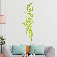 Kiwistar Fiore – Linee Punti Adesivo da Parete in 6 Taglie – Wall Sticker Wall Sticker, 43_Lavendel, 120 x 54 cm
