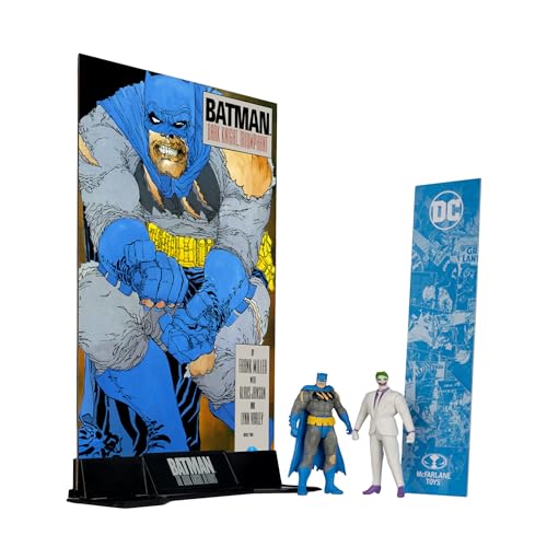 McFarlane Toys - DC Direct Page Punchers 2pk Batman & The Joker 3in Figures with Comic