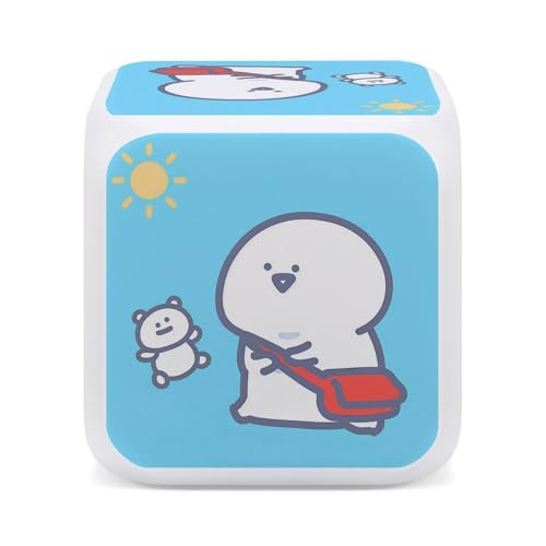 お文具さん お文-具とい-っしょ 226目覚まし時計 時間と温度の二重表 置き時計 多機能 電池式 寝室やオフィスに最適