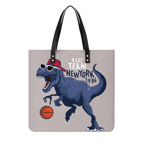 Sac à main dinosaure basket pour femme grand tote bag de voyage