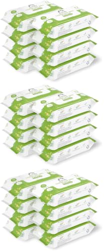 Image of Amazon Brand - Mama Bear Cleansing Baby Wipes With Lid | 576 Wipes | 72 Wipes x 24 Packs | Dermatologically Tested | With Aloe Vera & Vitamin E | Alcohol-free | Paraben-free | Water-Based Formulation
