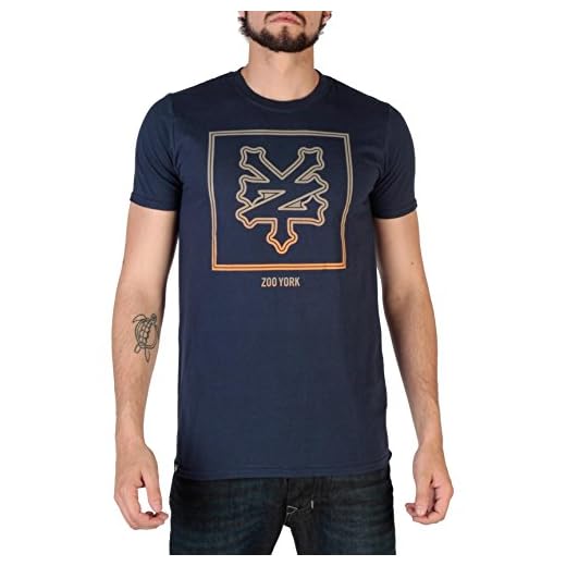 ZooYork Keyline t-shirt för män, marinblå, XL