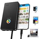 iDiskk Externe Festplatte für iPhone, 500 GB, Apple-zertifiziert, automatische Sicherung von Fotos, Videos, Dateien, tragbarer Fotospeicher für iPhone 17/16/15, iPad, Android, MacBook, PC