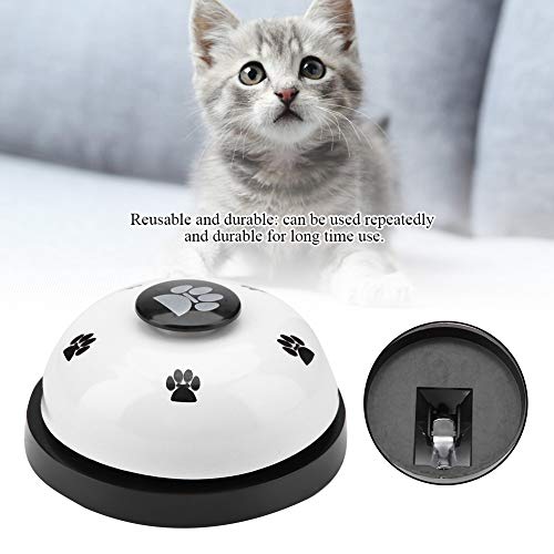 SUNGOOYUE Pet Bell Toy Interactive Toy for Dog Cat Iron Robuust Sustainable Sustainable for Pets and Gifts Liker Training (WHITE) - Afbeelding 4