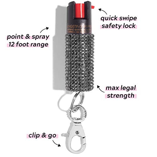 Blingsting Pepper Spray Keychain For Women Mink #TOP2