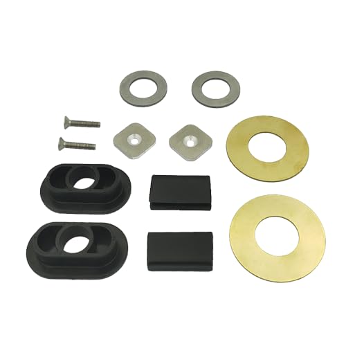 Zieichy Convertible Top Lock Latch Lever Repair Washer & Guide Kit Compatible with BMW E46 325Ci 330Ci M3 2001-2006, Replace 54347031361,54347031362,AP365421