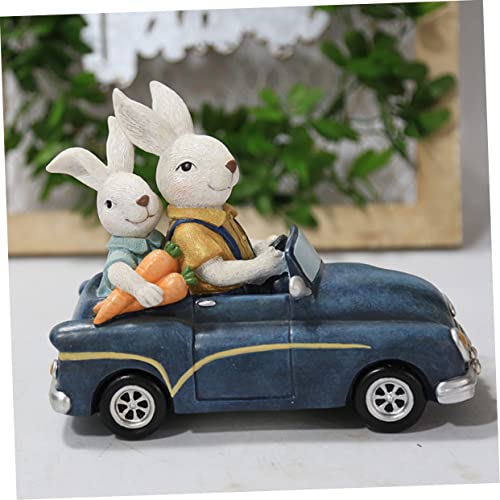 Décoration de Pâques forme lapin pour centre de table - 5