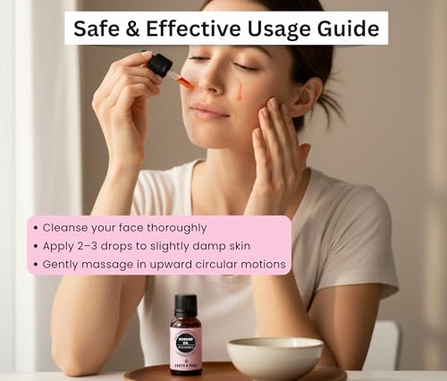 Image of Earth N Pure Rosehip Oil for Face & Glowing Skin - 100% Pure Natural Rosehip Seed Oil for Even Skin Tone, Hydration & Radiance - Cold Pressed Face Oil - 30ml