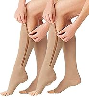 Algopix Similar Product 16 - 2 Pairs Compression Socks Toe Open Leg