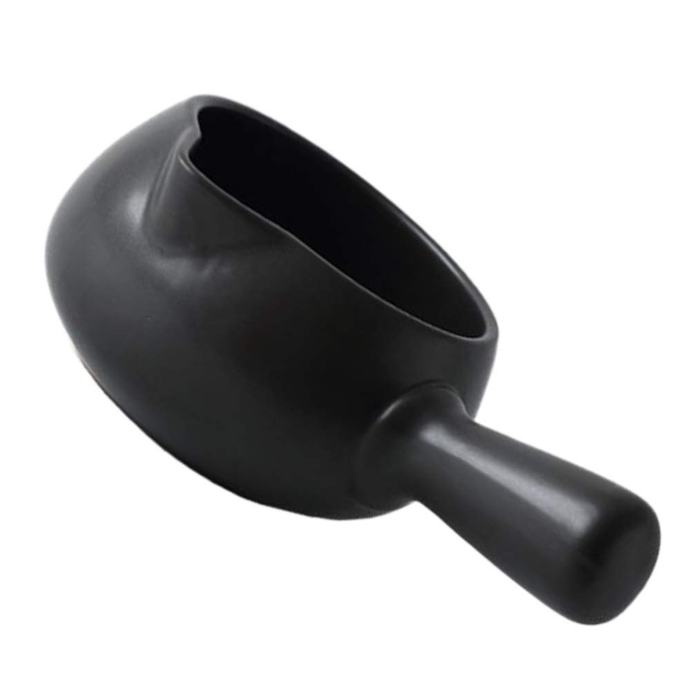 Mini casserole céramique 500 ml poêle à lait et sauce noire