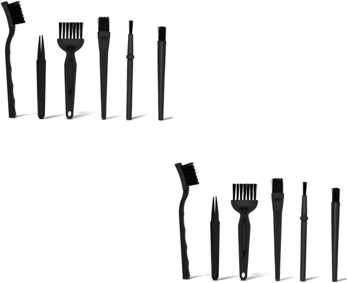 OUNONA 2sets Electronic Cleaning Brush Computer Cleaner Laptop Keyboard Soft Brush Cleaning Tool Static Computer Tools Keyboard Kit Portable Handle