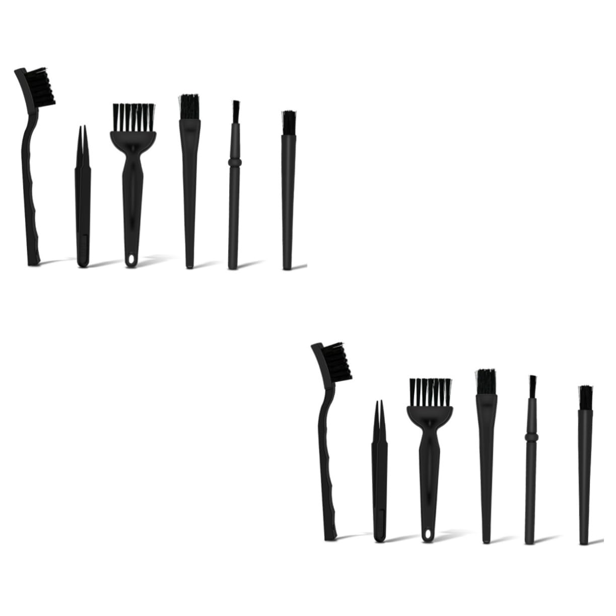OUNONA 2 Sets Anti-Static Brush Circuit Board Cleaner Portable Cleaning Brush Mechanical Keyboard Cleaning Brush Computer Keyboard Cleaner Keyboard Cleaning Tool Home Accessory