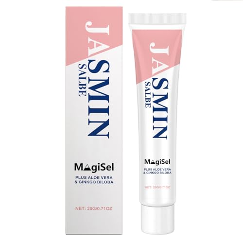 Crema para ojos anti-jazmín, Crema Antienvejecimiento, Contorno de Ojos Antiojeras, Crema de Jazmín para los Ojos Contra Arrugas, Reduce Líneas Finas 20g