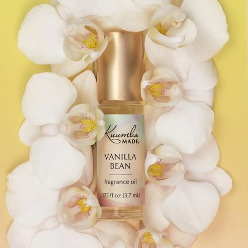 Kuumba Made Vanilla Bean Fragrance Oil Roll-On 0.125 fl oz (3.7ml) | Rollerball Perfume | Alcohol Free - Image 3