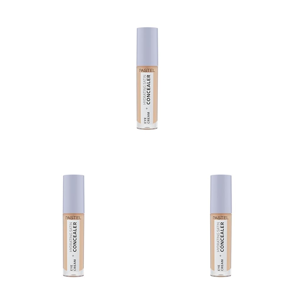 Pastel Eye Cream + Hydrating Satin Concealer - Göz Kremi + Göz Altı Kapatıcısı, 63 Milkshake, 4,3 ml (3 paketi)