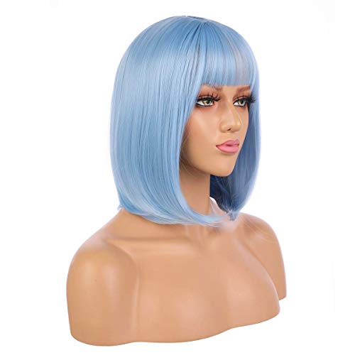 eNilecor Short Bob Hair Wigs 12