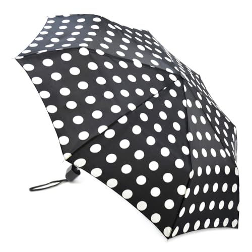 Image of Undercover Spotty Supermini Umbrella UU0187 Black