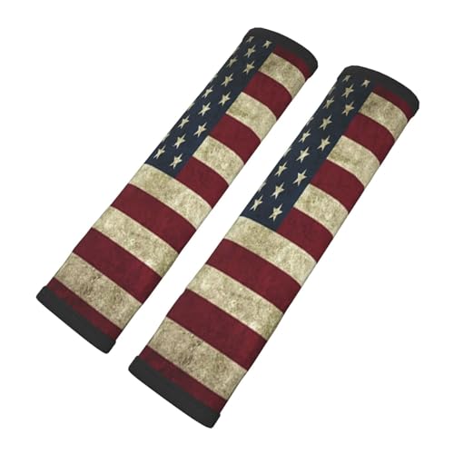 American Flag Seatbelt Covers 2-Pack