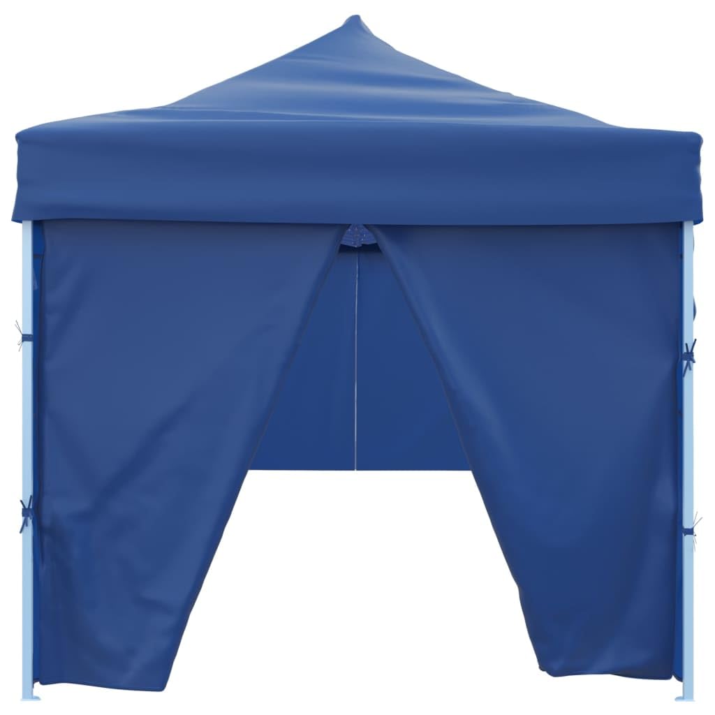 Tienda de recepción plegable con 8 paredes, 870 x 291 x 315 cm, color azul | Techo Oxford revestimiento de PVC, estructura de acero inoxidable, 2 entradas con cremallera, plegable y fácil de montar