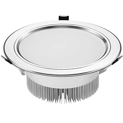 SDFDSSR LED Encastré Downlight Blanc Panneau Rond 5W 7W Mini Downlights Plafonnier Encastré Directionnel Plafond pour Salle De Bains Downlight Installation Simple De Rénovation Cover