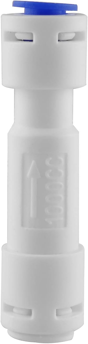 DGZZI 2PCS 1/4" 1000CC Flow Restrictor with Quick Connect for RO Reverse Osmosis