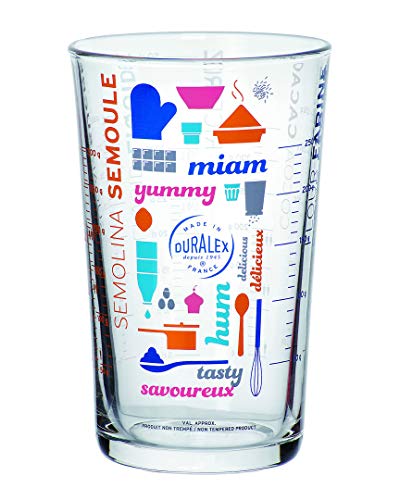 Duralex Precisio Measuring Cup, 19.75 oz, Clear