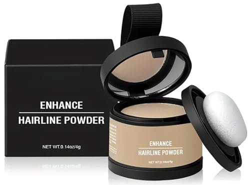 Hairline Powder for Women,Magic Root Cover Up,Hair Shadow - Hair Rich Shading Powder with Mirror & Cushion,Conceals Bald Spot,Waterproof Enhance Hairline Powder for Thinning Hair (#10 Light Blonde)