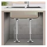 2 pezzi Supporto sottolavello regolabile Gambe di supporto(Height 36 50cm)