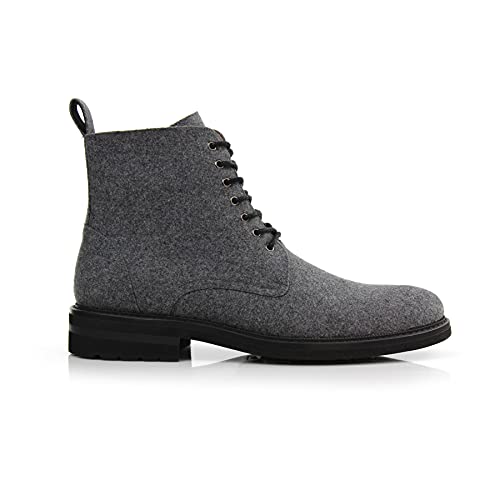 Image of Polar Fox Men's Ankle Dress Boots | Lace-up Casual Fashion Boot Collection | Cap Toe & Plain Toe Styles |