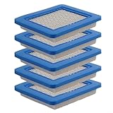 Honseadek Rasenmäher-Luftfilter für Briggs & Stratton 491588 399959 119-1909, kompatibel mit...