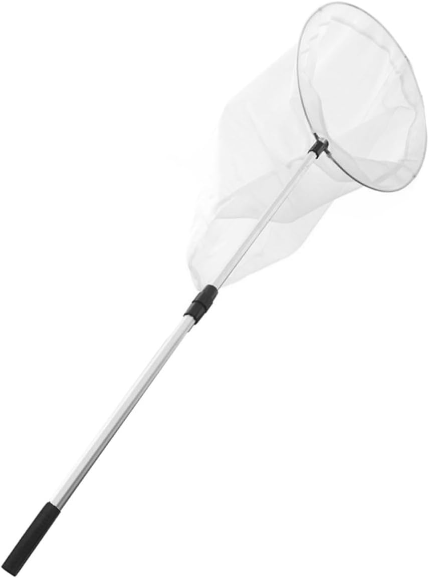 SUPVOX Retractable Insect Net with Telescoping Handle Durable Butterfly and Critter Catching Net for Easy Outdoor Use Lightweight and Compact for Convenient Storage