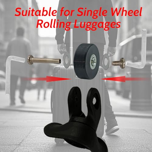 Replacement Luggage Wheels 50x18mm Suitcase Wheels Repair Repair Set Wear-Resistant Trolley Casters for Trolley Bag, Inline Skate and Caster Board ﻿3